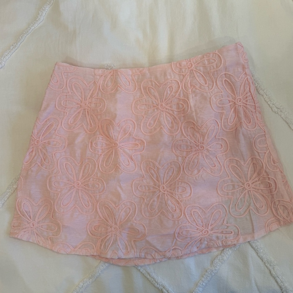 Floral Pink Women's Skirt